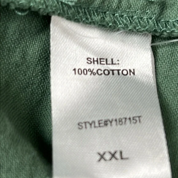 Pomander Place Tuckernuck Women’s Green Polly Shift Dress‎ w/Pockets Size XXL